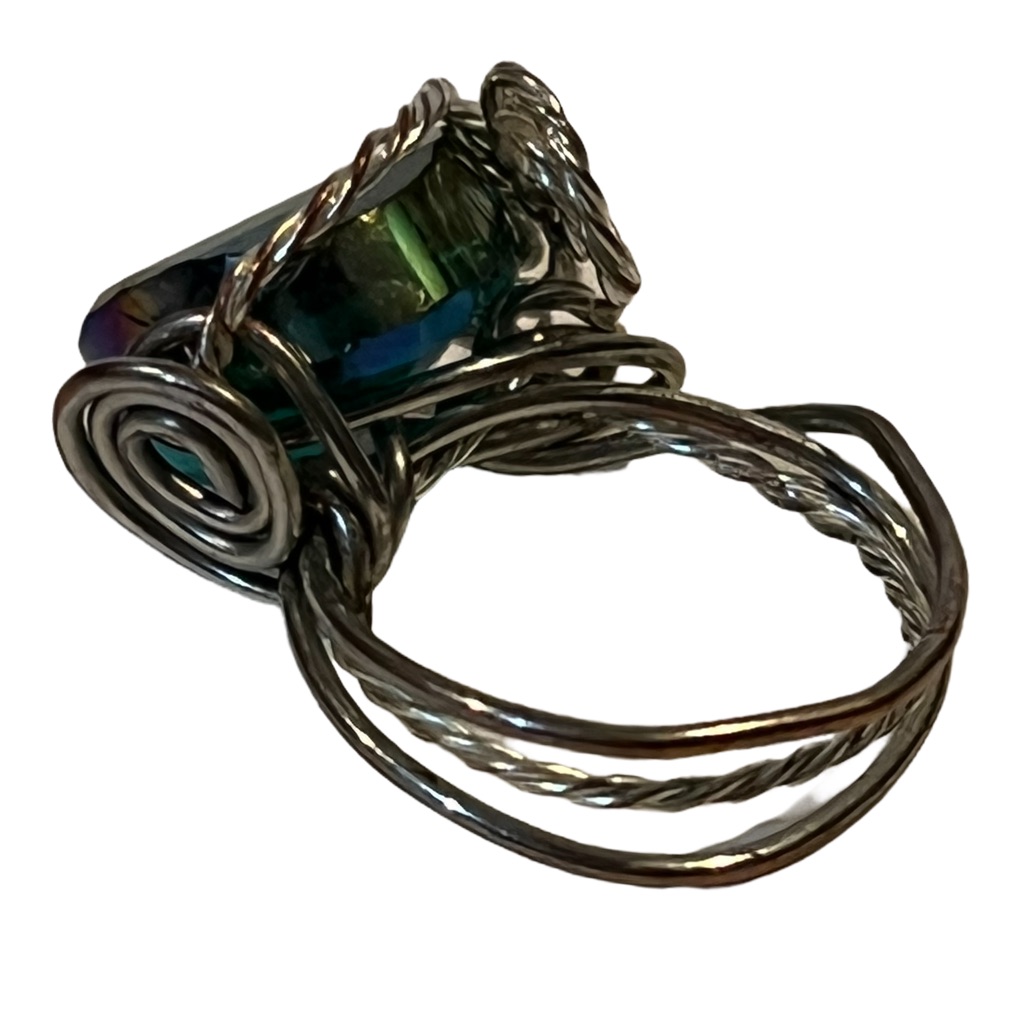 Crystal Wired Ring